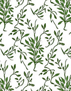 Verdant Green Branching Foliage Rug