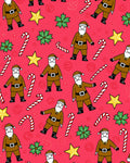 Festive Santa Candy Cane Starburst Collection Rug