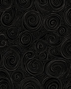Black Swirling Galaxy Swirl Rug