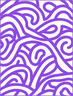 Vibrant Purple Swirl Abstract Rug