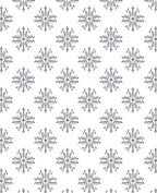 Classic Grey Floral Motif Rug