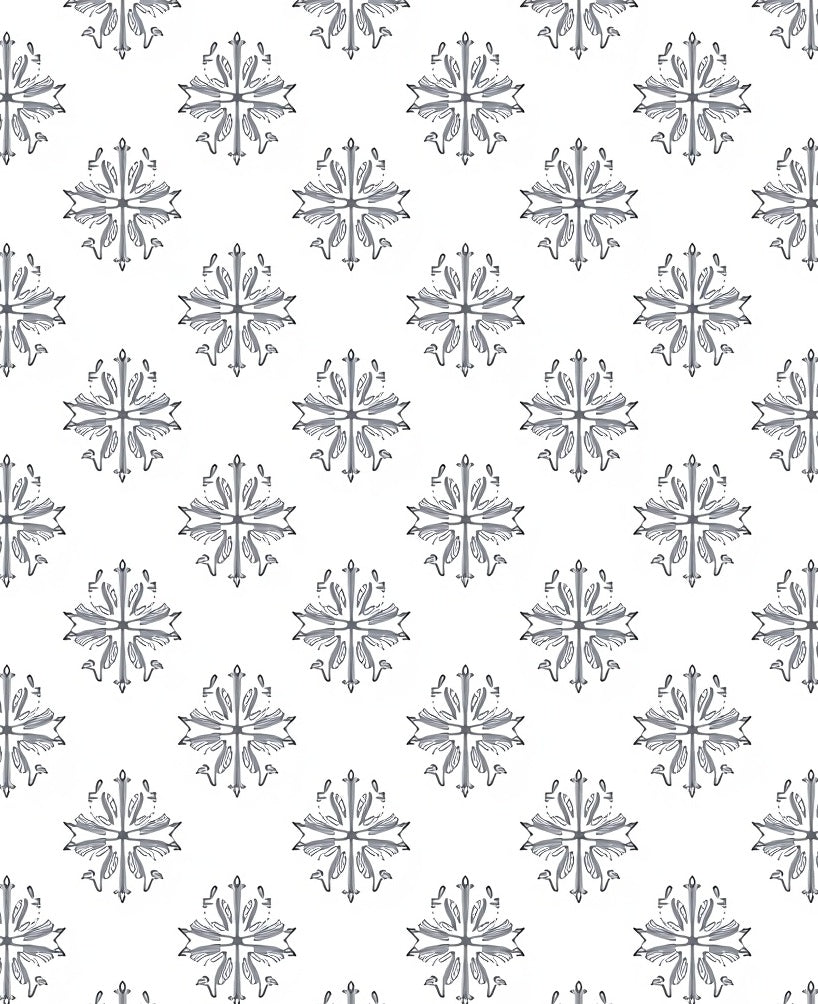 Classic Grey Floral Motif Rug