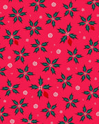 Christmas Holly Starburst Red Rug