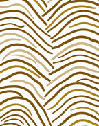 Earthy Curves Intersecting Waves Rug