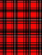 Classic Red Black Plaid Checkered Rug
