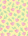Pink Watercolor Heart Branch Collection Rug