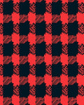 Bold Red Plaid Checkered Texture Rug
