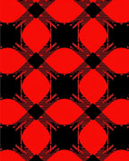 Bold Red Buffalo Check Diamond Rug