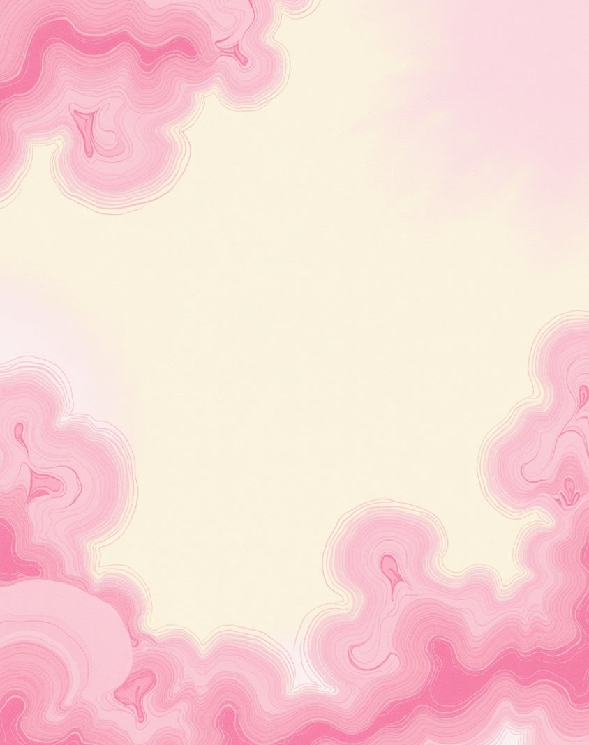 Soft Pink Contour Cloud Rug