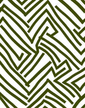 Olive Green Abstract Chevron Lines Rug