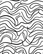 Black And White Abstract Swirl Rug