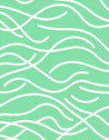 Mint Green Abstract Swirls Rug