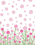 Pink Wildflower Meadow Floral Rug