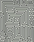 Abstract Linear Path Workrug Rug