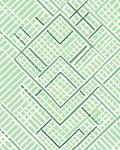 Light Green Intersecting Lines Composed Rug