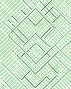 Light Green Intersecting Lines Composed Rug
