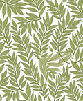 Verdant Green Leafy Branches Rug