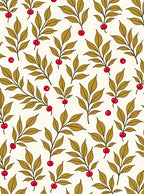 Golden Leaf Cherry Cluster Rug