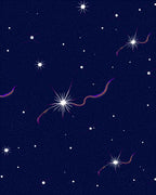 Cosmic Twisting Starry Night Rug