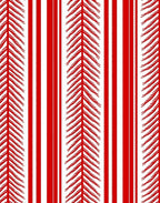 Crimson Vertical Feather Stripe Rug
