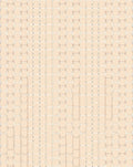 Subtle Peach Honeycomb Grid Rug