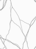 Minimalist White Abstract Vein Rug