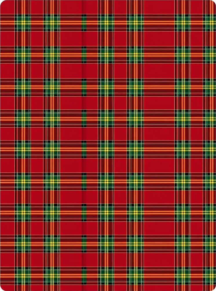 Classic Red Tartan Plaid Stripes Rug