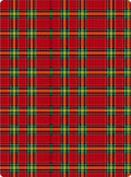 Classic Red Tartan Plaid Stripes Rug