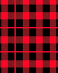 Lumberjack Red Black Squares Rug