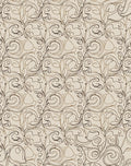 Earthy Tone Abstract Swirl Vines Rug