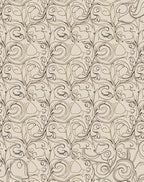 Earthy Tone Abstract Swirl Vines Rug