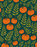 Orange Pumpkin Foliage In Nature Rug