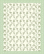 Light Green Vine Lattice Rug