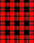 Crimson Black Buffalo Check Plaid Rug