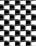 Monochrome Checkerboard Grid Rug