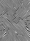 Bold Black and White Abstract Lines Rug