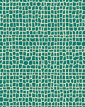 Teal Cream Organic Net Rug