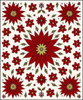 Radiant Red Floral Medley Rug