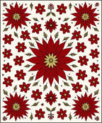 Radiant Red Floral Medley Rug