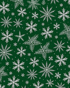 White Snowflake Forest Snowfall Rug