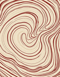 Crimson Swirl Agate Abstract Rug