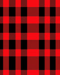 Classic Red Black Buffalo Plaid Tartan Rug