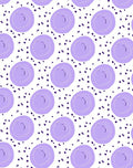Pastel Purple Abstract Circles Sprinkle Rug