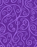 Purple Swirl Vine Organic Rug