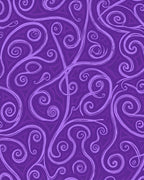 Purple Swirl Vine Organic Rug