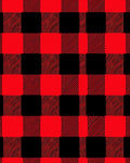 Bold Red Black Buffalo Check Plaid Rug