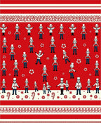 Red Toy Soldier Holiday Collection Rug