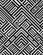 Monochromatic Geometric Maze Abstraction Rug