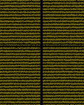 Bold Yellow Black Interlocking Geometric Rug