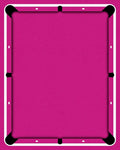 Vibrant Fuchsia Game Table Surface Rug
